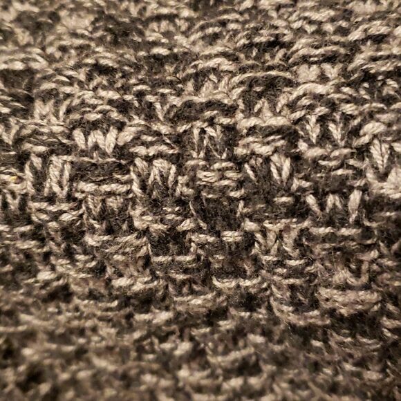 Croft and Barrow cardigan sweater.  Size small. Black and grey - Picture 8 of 8